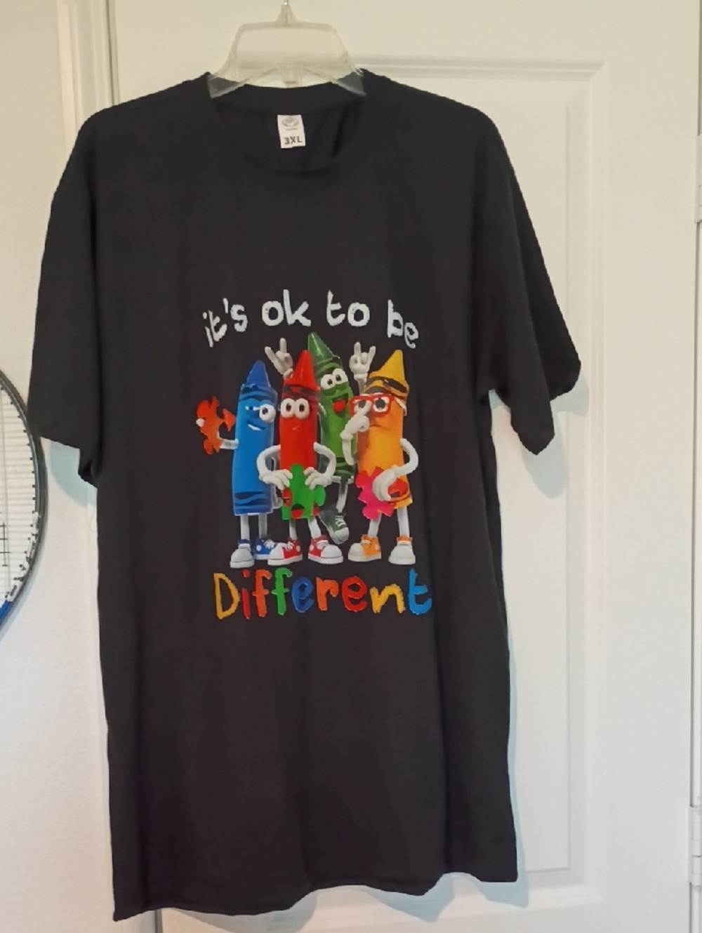 Autism Awareness Graphic Tee & Random Bracelet New
